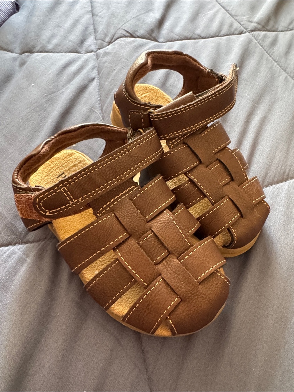 Children’s Place Brown Kids Fisherman Sandals - Toddler 8